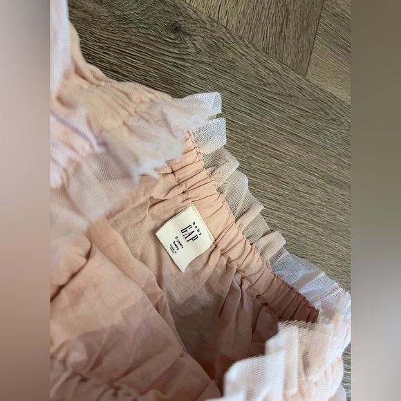 2t GAP SET Light Pink Ruffled Skirt and top - Picture 3 of 8